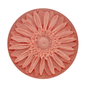 Pink sunflower silicone mold for DIY fondant cake baking and handmade soap crafts
