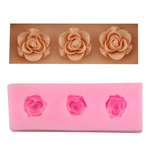 Rosenblüte Silikon Kuchenform Flexibel Antihaft Backwerkzeug Für Schokolade Fondant Gelee DIY Basteln Küche Zubehör