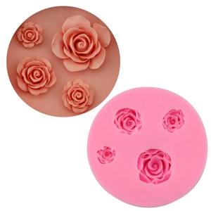 Rose Flower Silicone Cake Mold Floral Fondant Chocolate Candy Mold For DIY Baking Decorating Romantic Kitchen Mold Tool