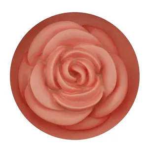 Stampo in silicone a forma di rosa 3D rosa per decorazione torte e cioccolato