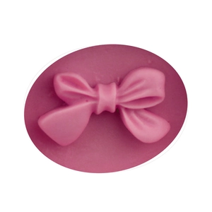 3D pink bow silicone cake mold for DIY baking and fondant crafts decoration