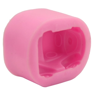 Pink car shaped silicone fondant mold for DIY cake decorating and chocolate baking