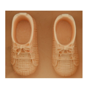 Moule à fondant en silicone en forme de baskets pour bébé pour décoration de gâteaux