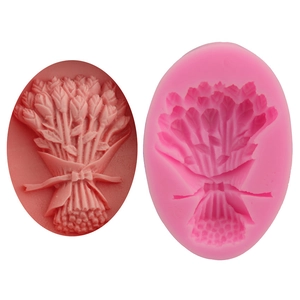 Tulip Bouquet Rose Flower Silicone Mold DIY Baking Tool Fondant Chocolate Soap Candle Resin Craft Decorating Mold