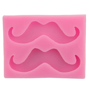 Stampo in silicone rosa baffi per cioccolato DIY fondente e decorazione torte