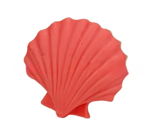 Détail du moule en silicone 3D rose corail en forme de coquillage pour la pâtisserie