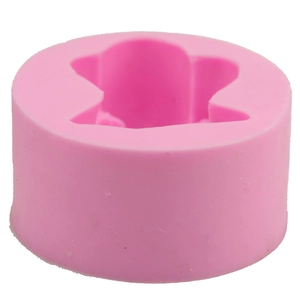 Pink 3D angel silicone cake mold for DIY fondant baking and chocolate crafts