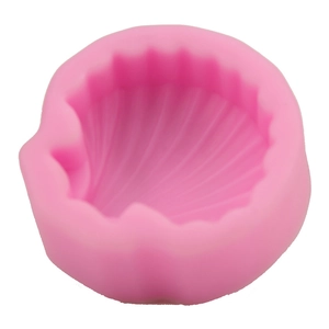 Moule en silicone 3D coquillage rose pour la pâtisserie DIY et la fabrication de savon
