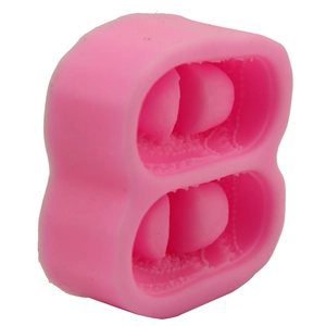 Stampo in silicone rosa a forma di numero 8 per sapone fai-da-te, dolci e cioccolato