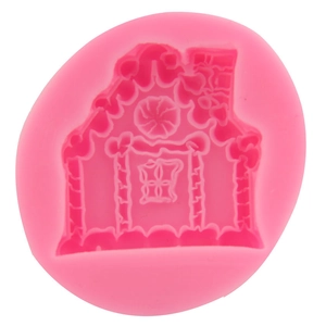 Schloss Haus Form Silikon Fondant Form DIY Schokolade Kuchen Dekorieren Backwerkzeug Lebkuchenhaus Form Silikon Backzubehör