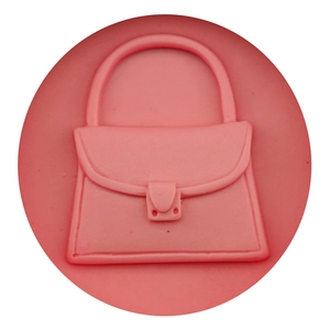 Pink handbag shaped silicone cake mold for fondant chocolate baking decoration tools