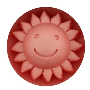 Stampo in silicone girasole sorriso per decorazione torte e sapone fatto a mano