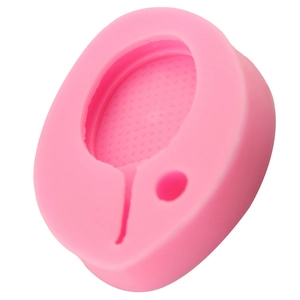 3D-Tischtennisschläger-Silikonform für Fondant und DIY-Kuchendekoration-Werkzeug