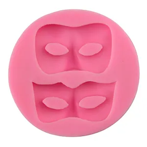 Stampo in silicone rosa con due maschere per decorazione torte e pasticceria creativa DIY