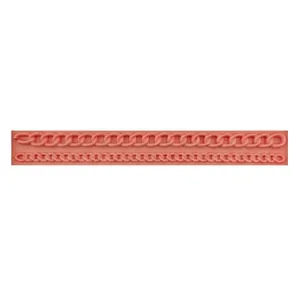 Chain texture silicone fondant mold for DIY cake decorating and jewelry clay crafting