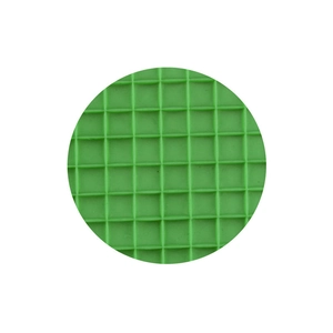 Green square grid silicone baking mold for fondant and chocolate, durable DIY kitchen tool