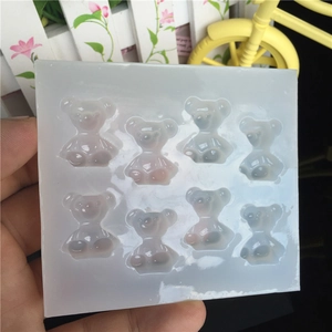 Moule en silicone 8 ours pour bijoux en résine DIY et projets artisanaux