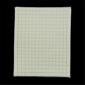 White silicone weave pattern fondant mold with dense grid texture for DIY cake decorating