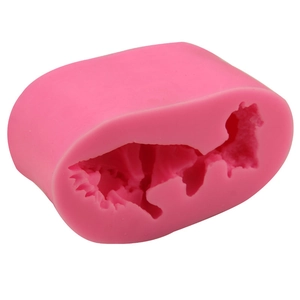 Rosa Silikonform in US-Landkartenform für DIY Seifen und Schokoladenherstellung
