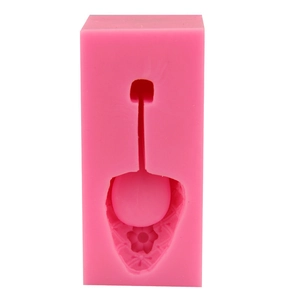 Stampo in silicone rosa a scarpa col tacco per fondente e cioccolato da forno