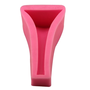 Pink silicone high heel shoe heel mold for fondant baking and handmade soap making