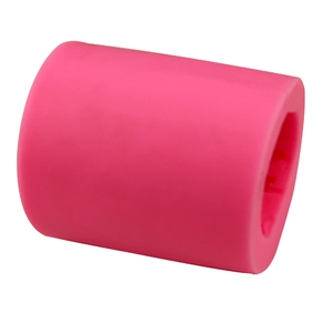 Rose pink cylindrical silicone mold for girl butterfly lotus soap and candle making