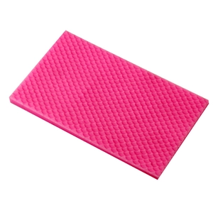 Rectangle rose red silicone mermaid scale texture mold for fondant cake and chocolate