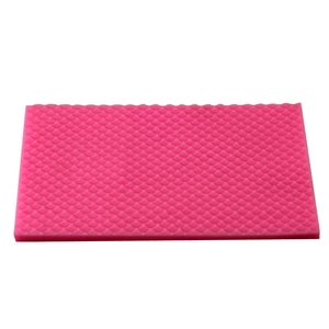 Pink silicone mermaid scale pattern mold for fondant cake and chocolate baking decor