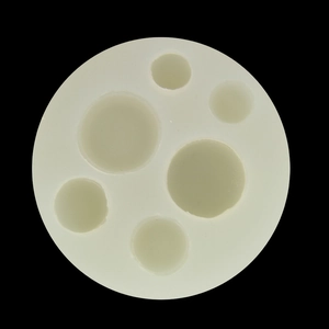3D Macaroon Shape Silicone Mold Round Multi Cavity DIY Resin Chocolate Cake Fondant Soap Mold Handmade Craft Baking Tool