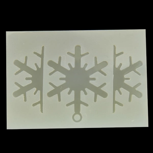 3D Snowflake Silicone Mold For DIY Resin Crystal Epoxy Jewelry Making Christmas Cake Chocolate Baking Decoration Tool