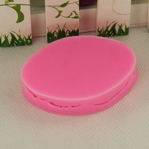Pink silicone tulip maple leaf mold for DIY fondant cake baking and soap decoration