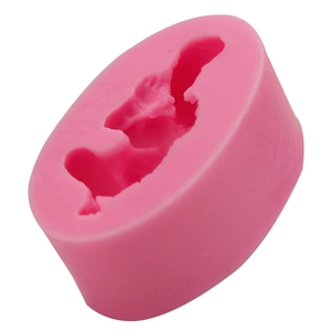 3D baby shaped pink silicone fondant mold for DIY baking and cake decorating tools