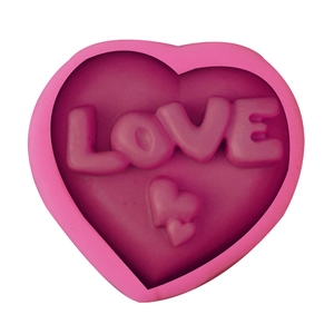 Valentine Love Heart Silicone Mold DIY Chocolate Handmade Soap Baking Cake Mold Heat Resistant Flexible Decorating Tool