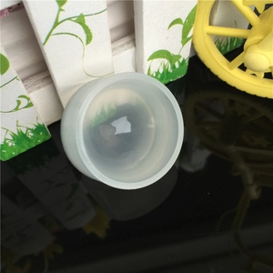 DIY silicone sphere mold 30mm for resin jewelry making with smooth mirror finish