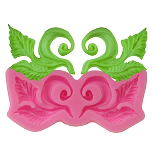 Symmetrical Vine Silicone Fondant Mold For Cake Border Decoration DIY Baking Sugarcraft Mold Chocolate Clay Craft Tool