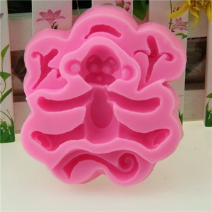 Moule en silicone singe cartoon pour fondant, chocolat et décoration de gâteaux