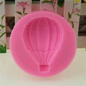 Rosa Heißluftballon Silikonform für Fondant Schokolade Kuchendekoration und Backen