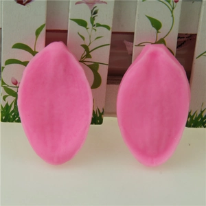 Pink silicone lily petal orchid mold for fondant cake decorating and baking crafts