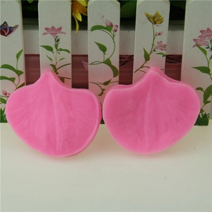 Set stampi in silicone petalo di orchidea con venature per decorazioni torte in pasta di zucchero