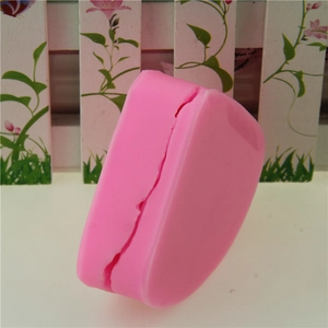 Pink peony petal silicone mold for fondant cake decorating and DIY baking crafts