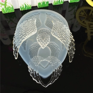 Angel Wings Heart Silicone Mold For DIY Resin Epoxy Clay Pendant Jewelry Making Phone Case Decoration Craft Supplies