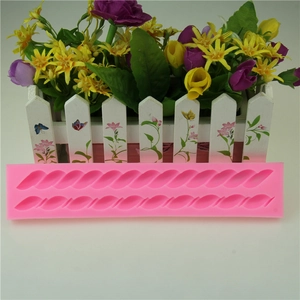 Pink silicone rope design mold for fondant cake decorating and DIY baking tools