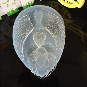 Translucent silicone angel wings mold for resin art and DIY jewelry making pendant