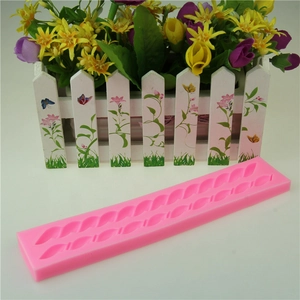 Pink silicone rope shape mold for cake fondant and chocolate decorating DIY tools