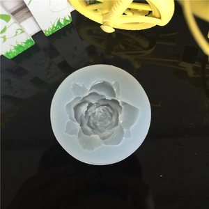 3D blooming rose silicone mold for UV resin and clay crafts with realistic petal layers