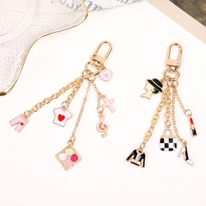 Fashion alloy pendants featuring stylish ocean and garment charms for bags or phones