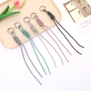 Luxury Rhinestone Chain Keychain Long Tassel Bag Pendant DIY Sparkling Phone Lanyard Fashion Jewelry Accessories For Women
