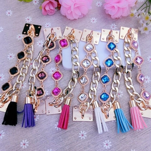 Alloy Rhinestone Tassel Phone Case Decorative Chain DIY Jewelry Making Material Bag Hanging Decoration For Women Fashion Jewelry Accessory