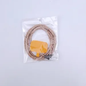 6mm champagne rhinestone phone lanyard with cross-body chain and anti-drop card