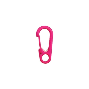 Pink candy-colored spring lobster clasp with metal gate for DIY keychain accessories